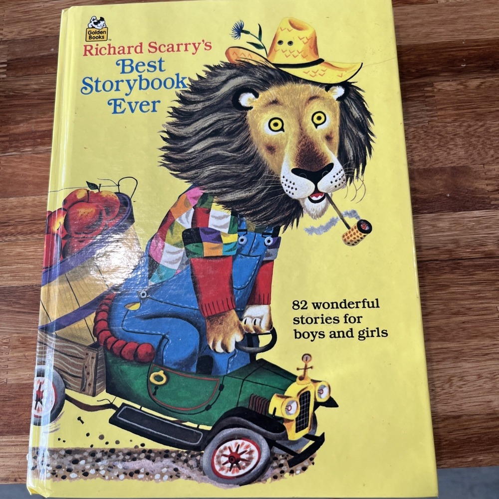 Richard Scarry's Best Story Book Ever 1968 Golden Press Vintage Children's Book